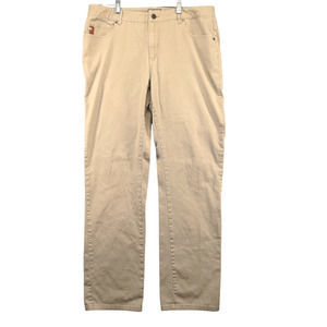 Dakota Grizzly Men's Pants Tan Size 36L 5-Pocket Cotton Blend